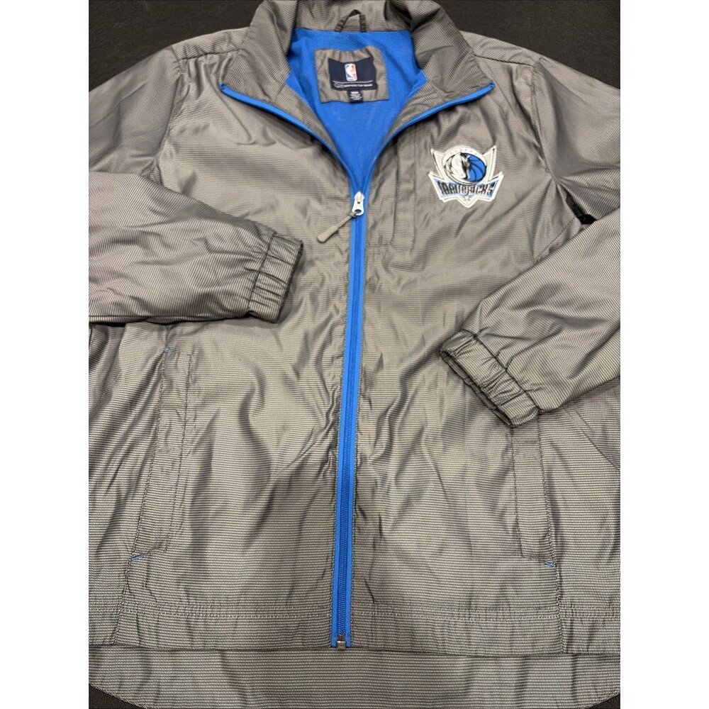 G-III Sports Carl Banks NBA Dallas Mavericks Full-Zip Track Jacket Sz Small Grey